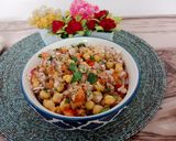 A picture of step 5 of White Chickpea Chaat.