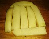A picture of step 2 of Tex's No-Fail Chips 🍟.