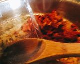 A picture of step 3 of Soya mince lasagne.