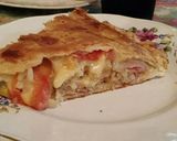 Foto del paso 6 de la receta: Tarta de arroz, jamón y verduras