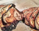 Foto del paso 5 de la receta: Abanicos de berenjena al horno con tomate y queso