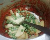 A picture of step 3 of Simple Aloo Matar.