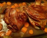 A picture of step 4 of Grilled Pork Shank.