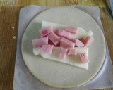 Foto del paso 1 de la receta: Enpanadillas redondas de jamón y queso