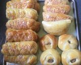 Foto langkah ke 5 dari resep Roti manis isi pisang.