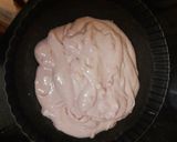 A picture of step 4 of Strawberry Jello Mousse Cake.