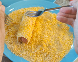 Foto del paso 5 de la receta: Rollitos fritos de Frankfurt con queso megacrujientes en AirFryer Proscenic T31