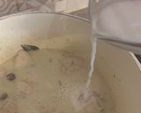 A picture of step 6 of Chicken white curry with nuts🥰.