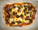 A picture of step 11 of Pizza (yeast free).
