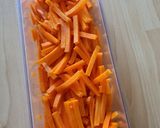 Une image de l'étape 1 de Sauté de porc aux carottes et champignons au cookeo.