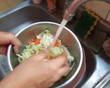 A picture of step 1 of Sukiyaki Sauce Fried Rice.