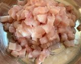 A picture of step 1 of Chopped Chicken Patties.