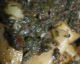 A picture of step 4 of Aloo Palak Maithe.