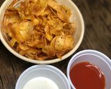 A picture of step 5 of Crispy potato chips🍽🥔.