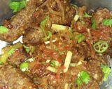 A picture of step 8 of Dumpukh kabab.