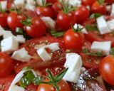 Une image de l'étape 4 de 🌱Tarte Tomate Thym Basilic Moutarde Mozza.
