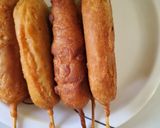 A picture of step 1 of Corn dog.