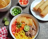 Foto langkah ke 5 dari resep Soto Mie Bogor Kuah Merah.
