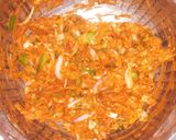 A picture of step 2 of Chinese pakoda.