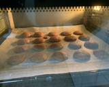 A picture of step 4 of Fragrant Cocoa Cookies Without Butter.