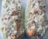 Foto del paso 3 de la receta: Calabacín relleno (sin horno)