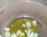A picture of step 1 of Rice with chickpeas (Edre).