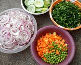 A picture of step 2 of Veggies and liver Jollof.
