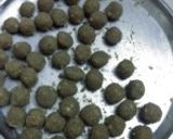 A picture of step 3 of Fried Modak.