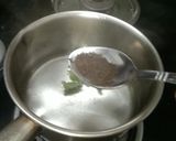 A picture of step 1 of Basil Tea.