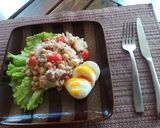 Foto del paso 2 de la receta: Ensalada de garbanzo y atún 🍅🌽🥔