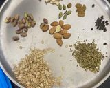 A picture of step 1 of Thandai.