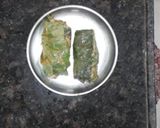 A picture of step 5 of Alu vadi.