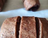 Foto del passaggio 4 della ricetta Fagottini ripieni di marmellata di more🍫