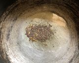 A picture of step 1 of Red Amranth Dal sabji.