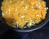 Foto del paso 6 de la receta: Brótola en salsa de naranja co puré de calabaza con piñones