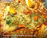 A picture of step 4 of Oven-Baked Skrei Cod with Tomato Sauce and Cheese.