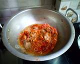 Piyazi bhindhi chicken recipe step 5 photo