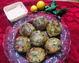 A picture of step 4 of Tawa potato Crumbs kabab.