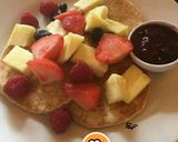 A picture of step 4 of Pancakes with Vanilla & Honey.