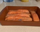 Foto del paso 3 de la receta: Salmón a la naranja con judías verdes al horno
