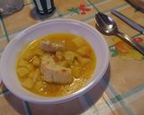 Foto del passaggio 4 della ricetta Baccalà con patate e pomodorini