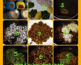 A picture of step 1 of Onion kachori(flower shape).