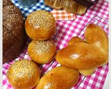 Foto langkah ke 10 dari resep Hot dog & hamburger buns (1x proofing).
