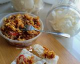 Gambar langkah 4 resipi Keropok Rice Paper.