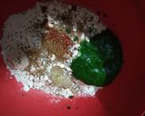 A picture of step 2 of Bathua Paratha.