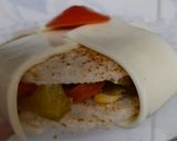 A picture of step 1 of Toasted Pizza Wrap.