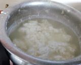 A picture of step 2 of Cheena kesari.