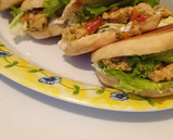 Foto del paso 5 de la receta: Bocaditos de pollo con pan de queso
