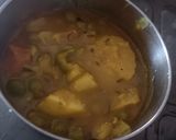 A picture of step 7 of Aloo tamatar.
