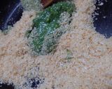 A picture of step 4 of Paan Modak with Gulkand stuffing.